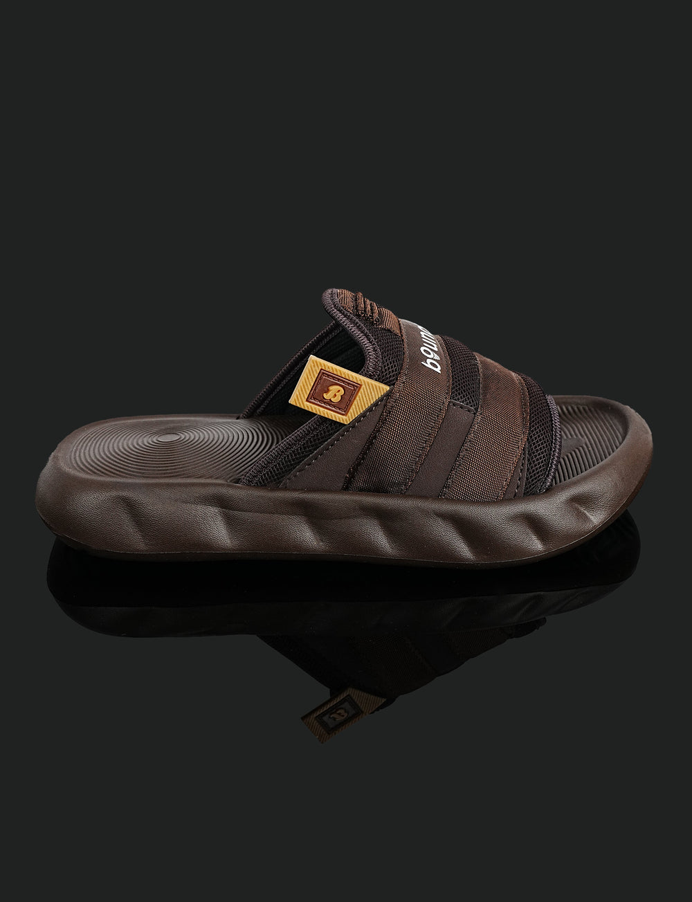 Bounce Comfortable slippers-Medicated-High quality Brown