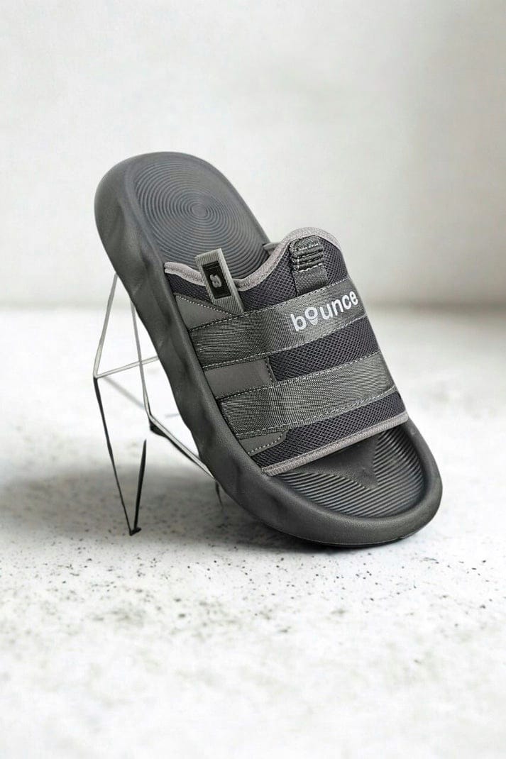 Bounce Comfortable slippers-Medicated-High quality Grey