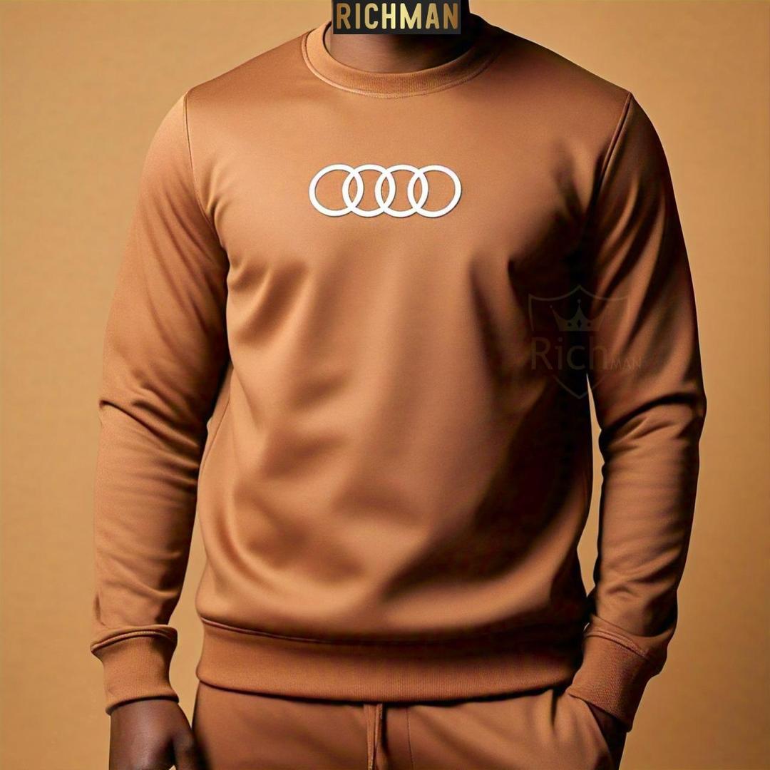 Mens 2pc Fleece Premium Sweatshirt Tracksuit (TROUSER+Sweatshirt)