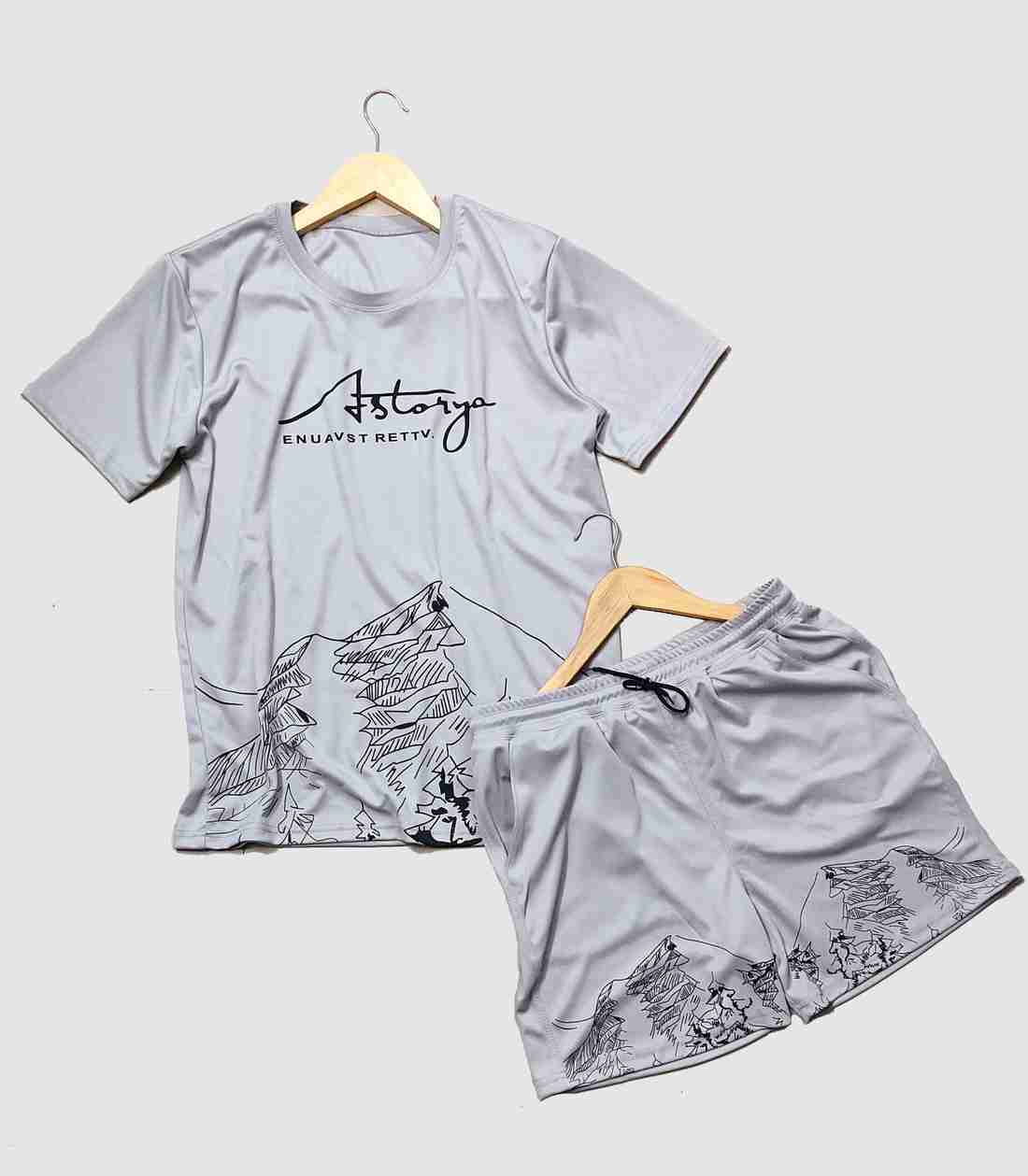 Summer Mens 2pc Polyester Premium Tracksuit (TROUSER+SHORT)