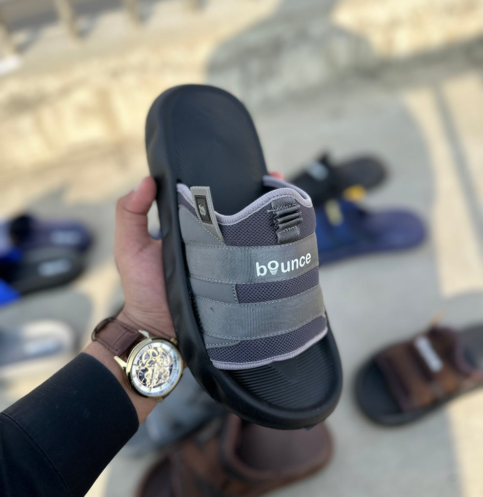 Bounce Comfortable slippers-Medicated-High quality Grey