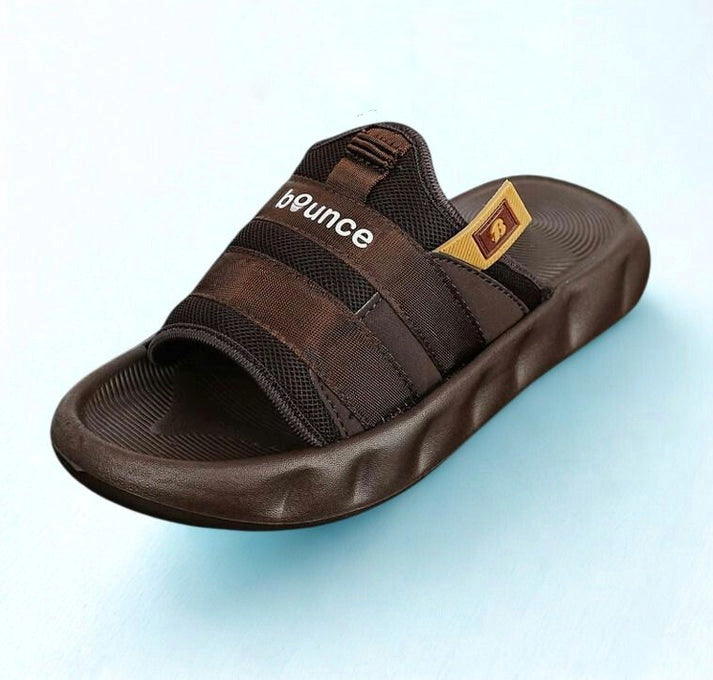 Bounce Comfortable slippers-Medicated-High quality Brown
