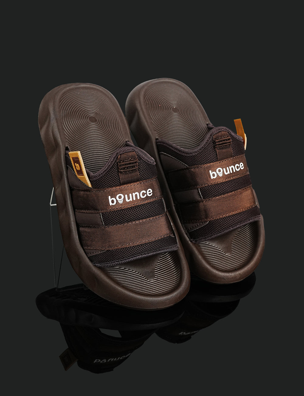 Bounce Comfortable slippers-Medicated-High quality Brown