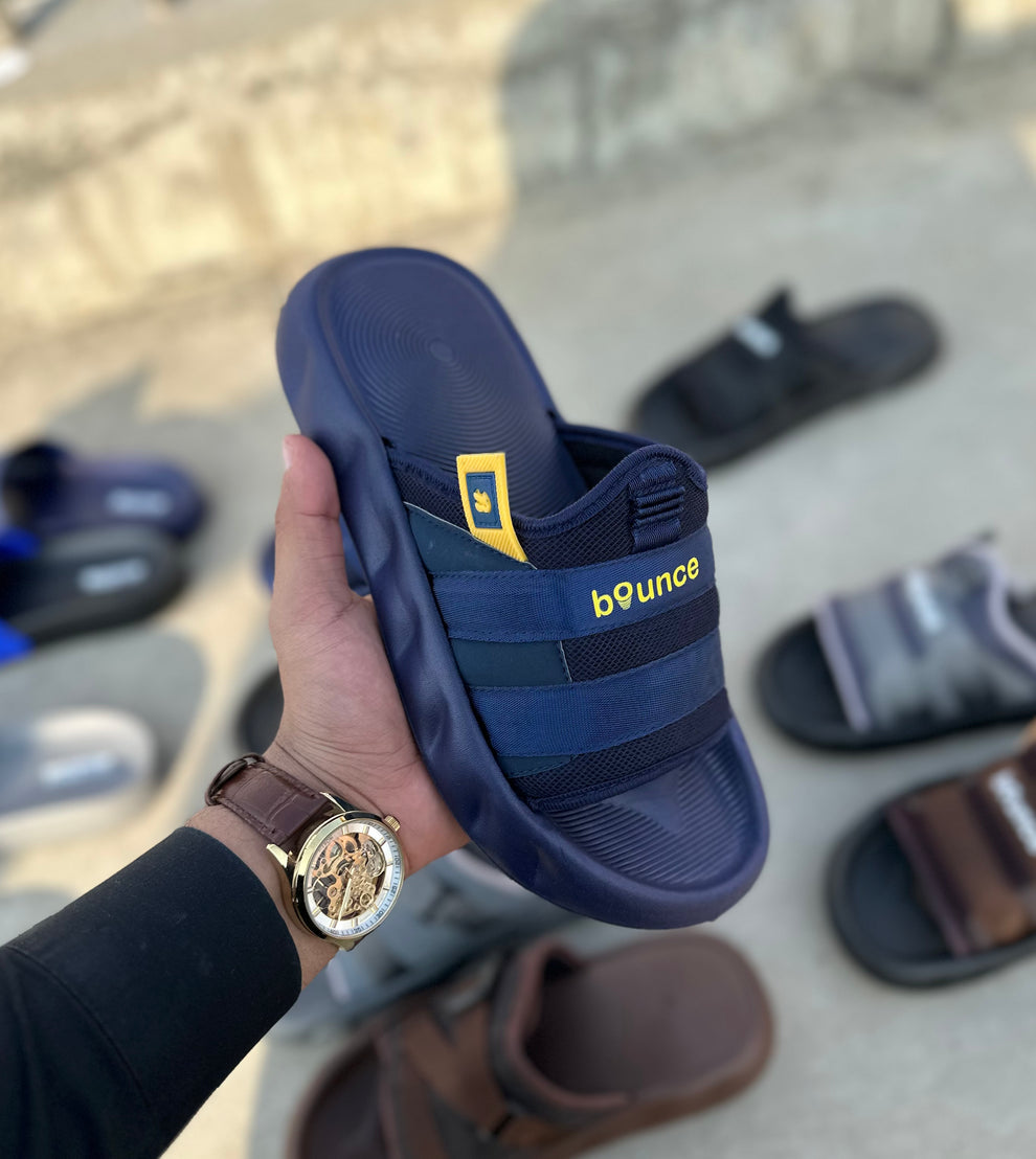 Bounce Comfortable slippers-Medicated-High quality Blue