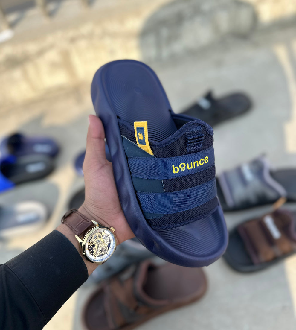 Bounce Comfortable slippers-Medicated-High quality Blue